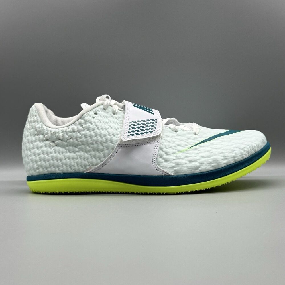 Nike Zoom High Jump HJ Elite White Track Shoes FZ9636-100 Men’s Size 9
